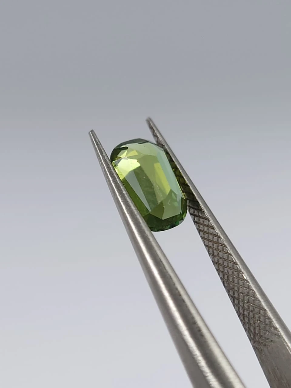 0.83ct Natural Light Green Tourmaline Long Cushion Cut Loose Gemstone from Afghanistan — view 1